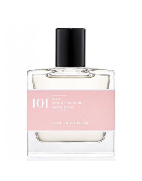 101 : rose / pois de senteur / cèdre blanc