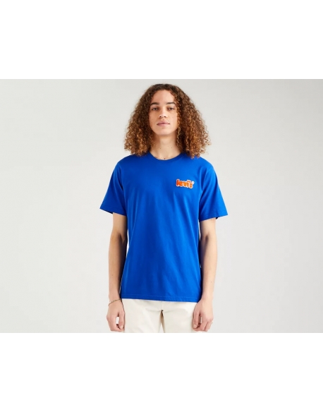 LEVI'S SS RELAXED FIT TEE POSTER SURF BLUE