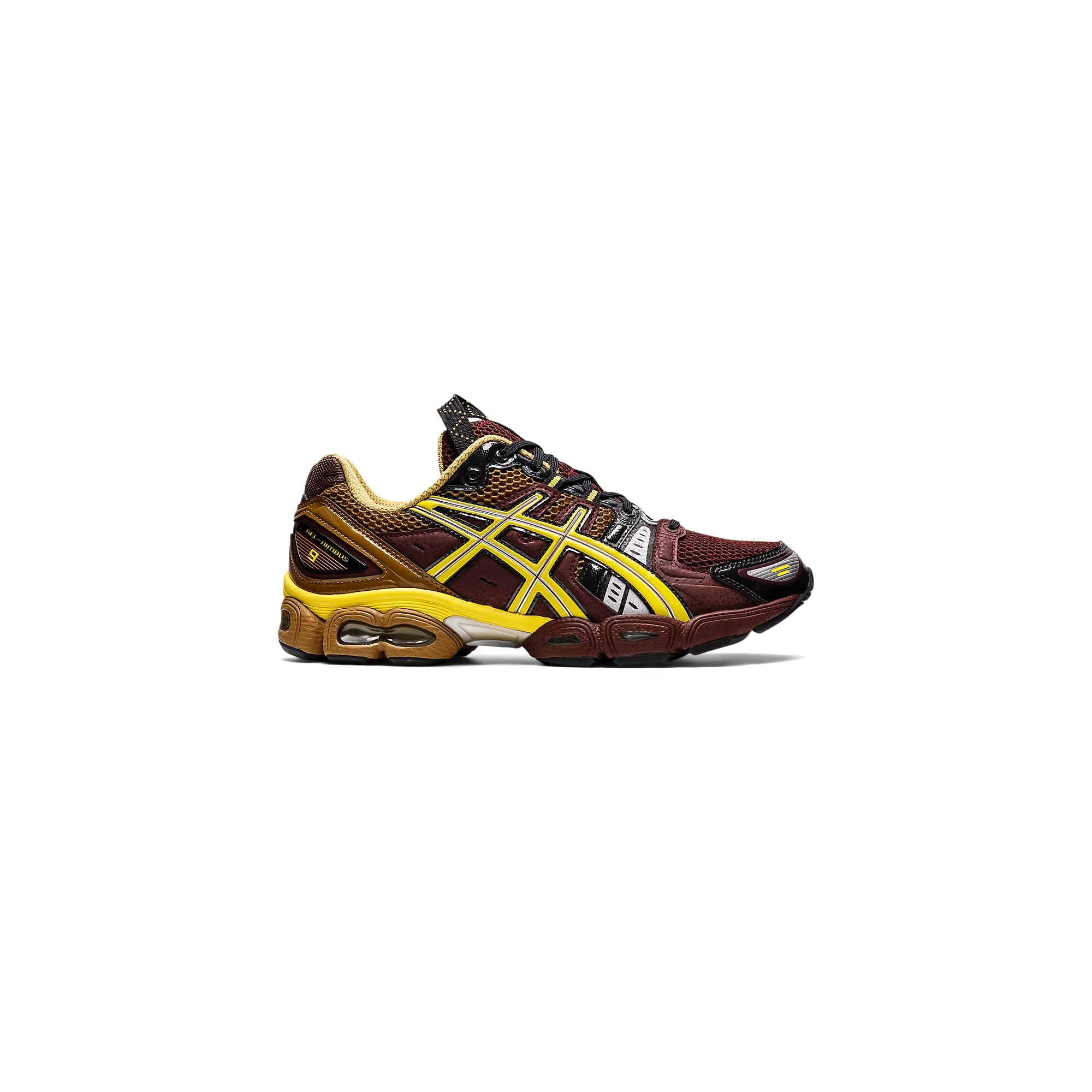 ub3 s gel nimbus 9 sneaker in rum raisin