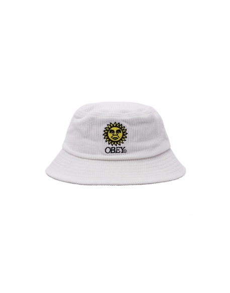 OBEY SUNNY CORD BUCKET HAT UNBLEACHED