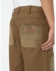 DICKIES LUCAS WAXED DOUBLE KNEE A BROWN