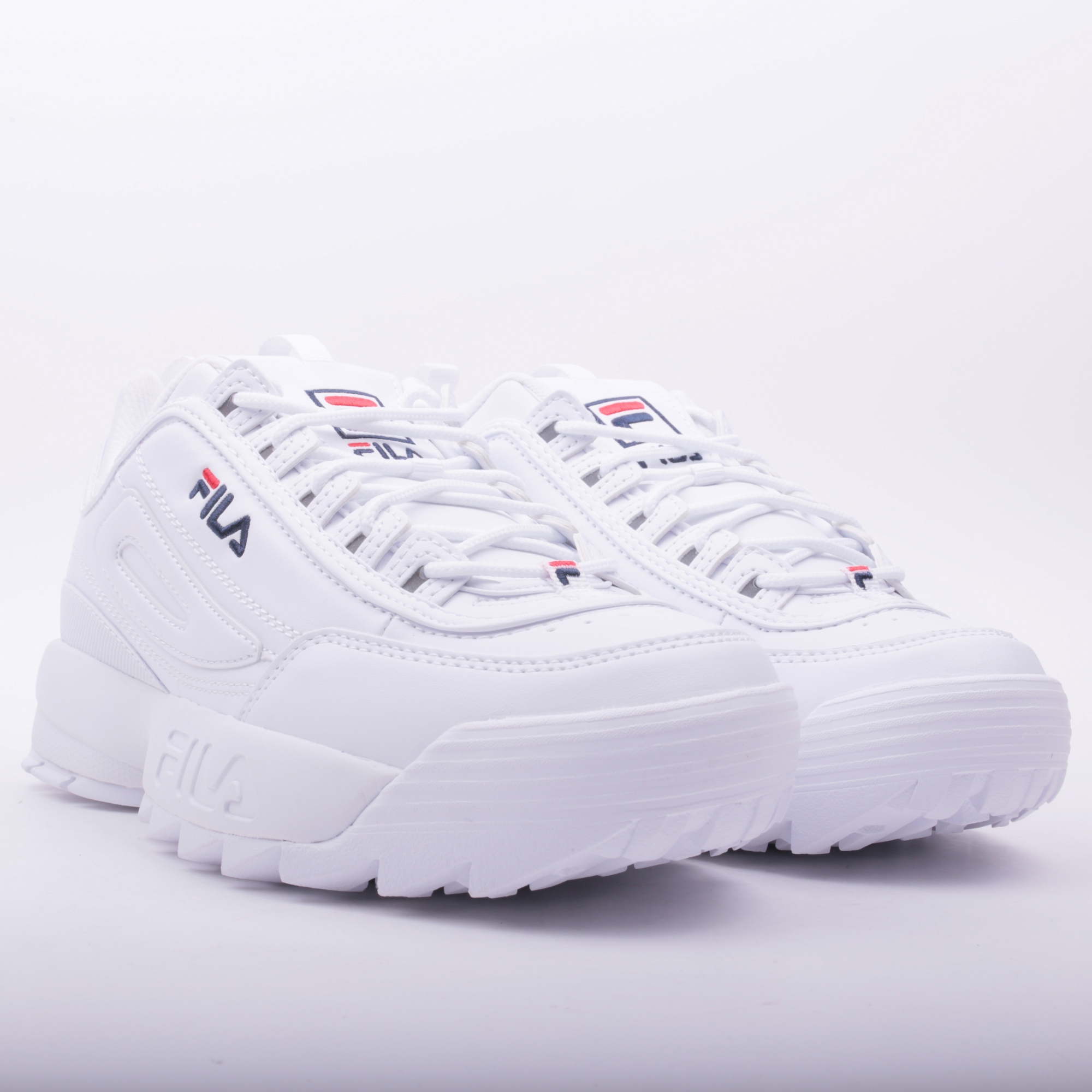 fila white trainers disruptor